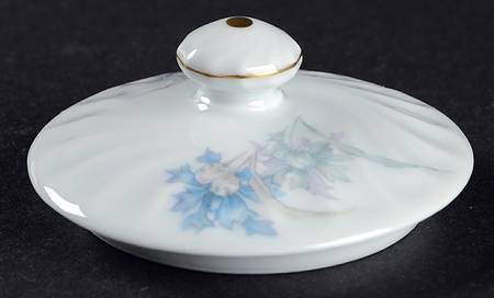 Bergere (Blue Flowers, Gold Verge) Lid for Sugar Bowl