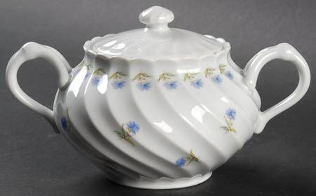 Bleuets Sugar Bowl & Lid