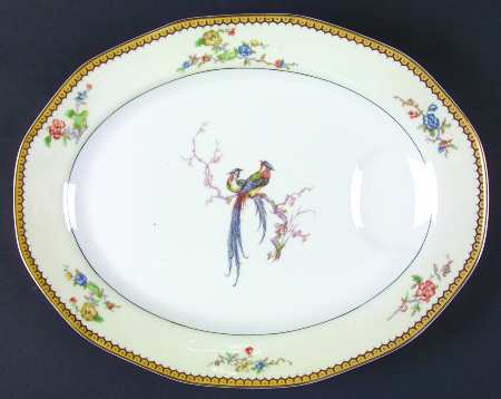 Blois 13" Oval Serving Platter by Haviland