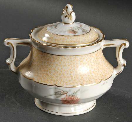 Boutonniere Sugar Bowl & Lid
