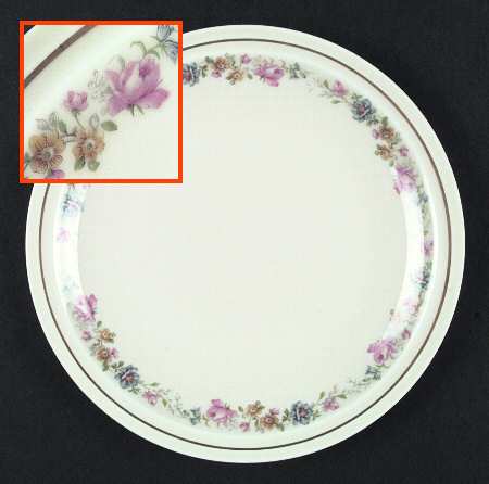 Chantilly (No Trim, Ring of Flowers) by Haviland