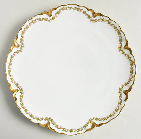 Clover Leaf Coupe Dinner Plate by Haviland