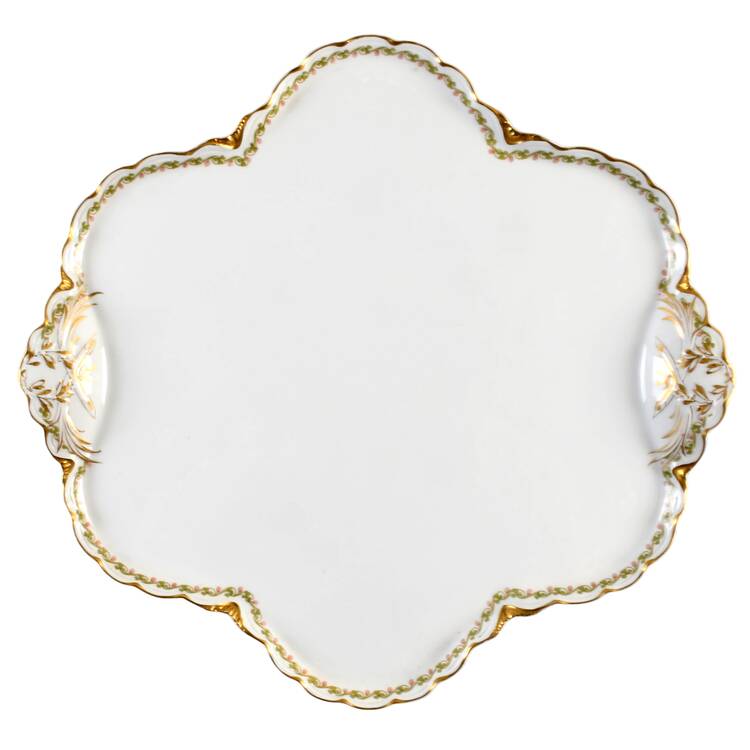 Clover Leaf 18" Dejeuner Tray