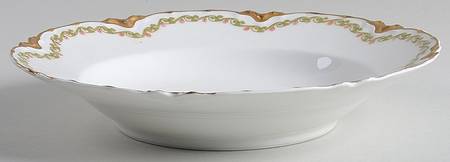 Clover Leaf Large Rim Soup Bowl