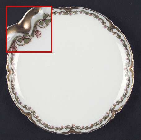 Clover Leaf Coupe Salad Plate by Haviland