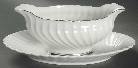 Deauville Gravy Boat with Attached Underplate