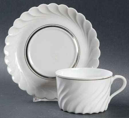 Deauville Flat Cup & Saucer Set