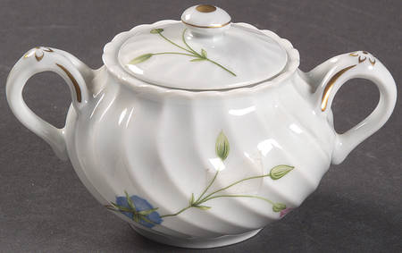 Florence (Newer, Swirl Edge, No Trim) Mini Sugar Bowl & Lid