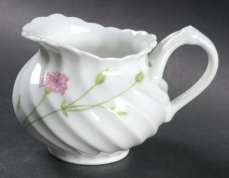 Florence (Newer, Swirl Edge, No Trim) Mini Creamer
