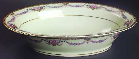 Flora 9" Oval Vegetable Bowl