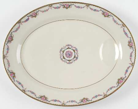 Flora 16" Oval Serving Platter
