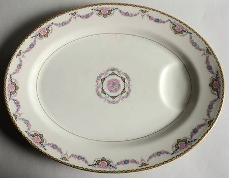 Flora 13" Oval Serving Platter