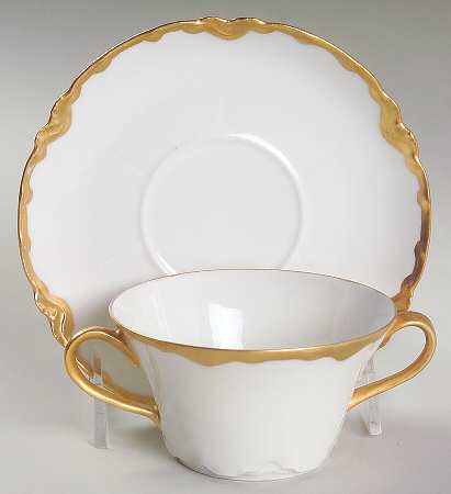 H526 Flat Bouillon Cup & Saucer