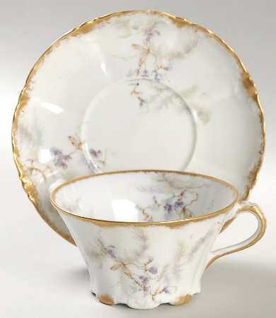 Schleiger 1026-2 Flat Cup & Saucer Set