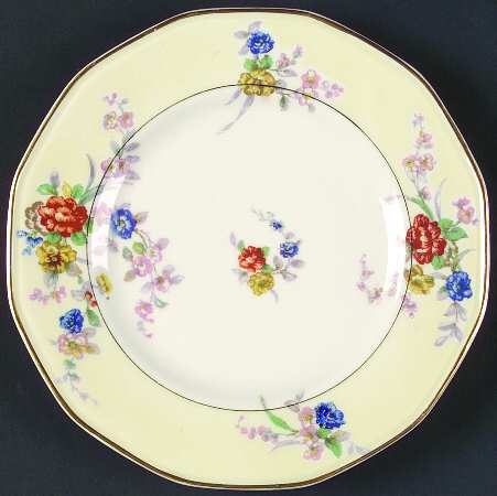 Jewel (Cream & White) Salad Plate