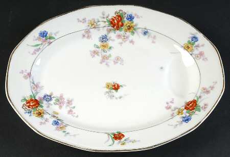 Jewel (White) 11" Oval Serving Platter