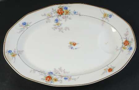 Jewel (White) 13" Oval Serving Platter