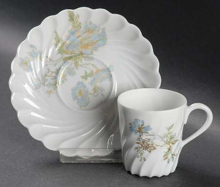 Margaux Flat Demitasse Cup & Saucer Set