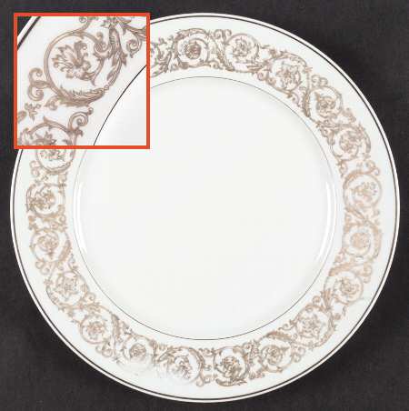 Marquise (Thin Gold Trim) by Haviland