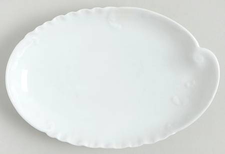Marseille (All White) Oval Bone Dish