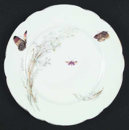 Meadow Visitors (Blank 4, Gold Trim) by Haviland