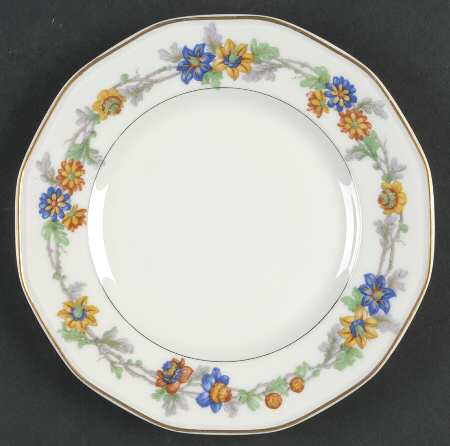 Miami White Salad Plate by Haviland