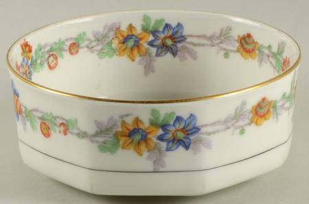 Miami White Cranberry Bowl by Haviland