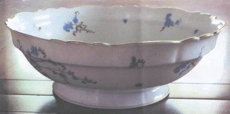 Montmery (Forget Me Nots) 10" Footed Bowl