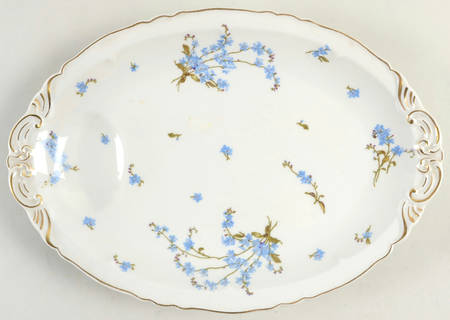 Montmery (Forget Me Nots) 13" Oval Serving Platter