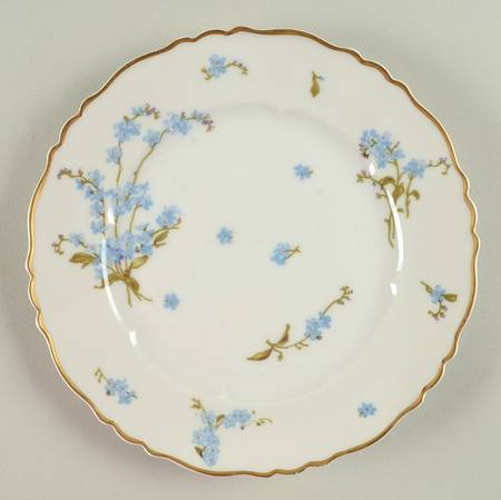 Montmery (Forget Me Nots) Salad Plate