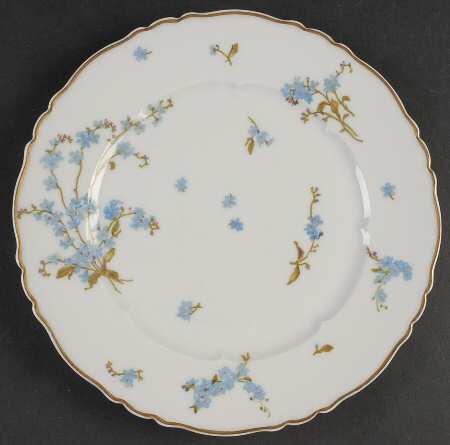 Montmery (Forget Me Nots) Luncheon Plate