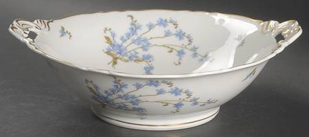 Montmery (Forget Me Nots) 10" Round Vegetable Bowl