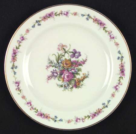 Montrose (Cream Background) Salad Plate