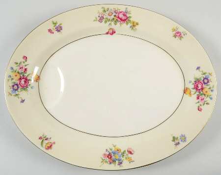 Pasadena 16" Oval Serving Platter by Haviland