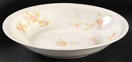 Pink Spray Fruit/Dessert (Sauce) Bowl