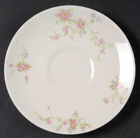 Pink Spray Saucer for Flat Cup