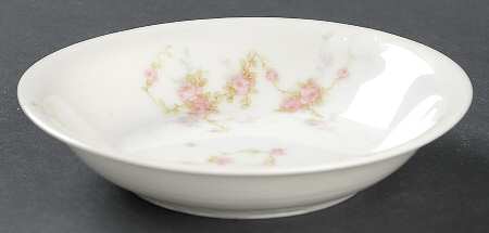 Pink Spray Fruit/Dessert (Sauce) Bowl