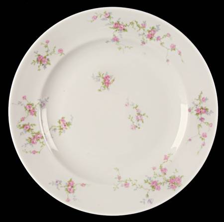 Pink Spray Luncheon Plate