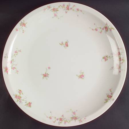 Pink Spray 12" Chop Plate (Round Platter)