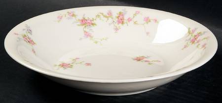 Pink Spray Coupe Soup Bowl