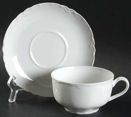 Ranson  Flat Cup & Saucer Set by Haviland