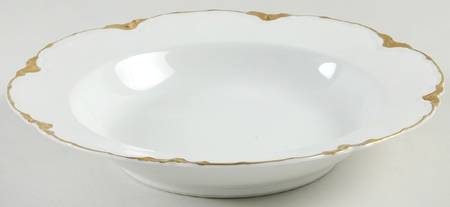 Ranson (Gold Trim) Rim Soup Bowl