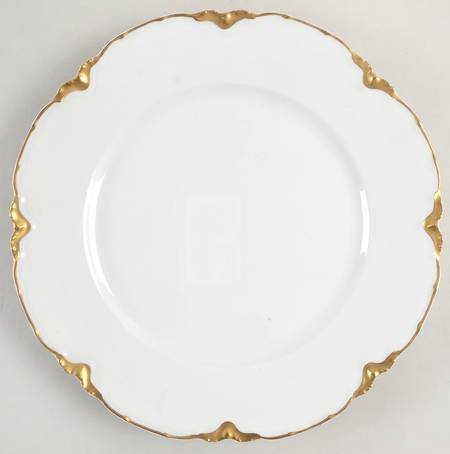 Ranson (Gold Trim) Dinner Plate