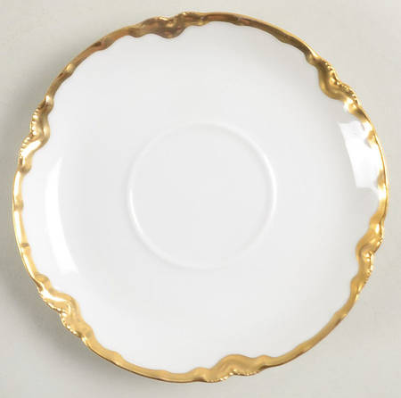 Ranson (Gold Trim) Saucer for Flat Cup