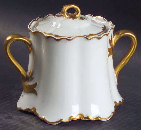 Ranson (Gold Trim) Sugar Bowl & Lid