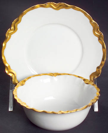 Ranson (Gold Trim) Ramekin & Saucer Set by Haviland