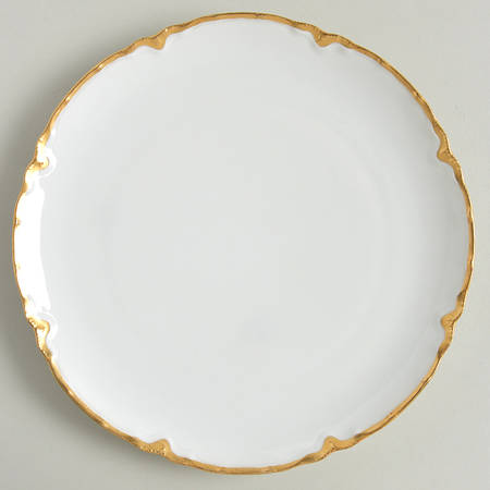 Ranson (Gold Trim) Coupe Luncheon Plate