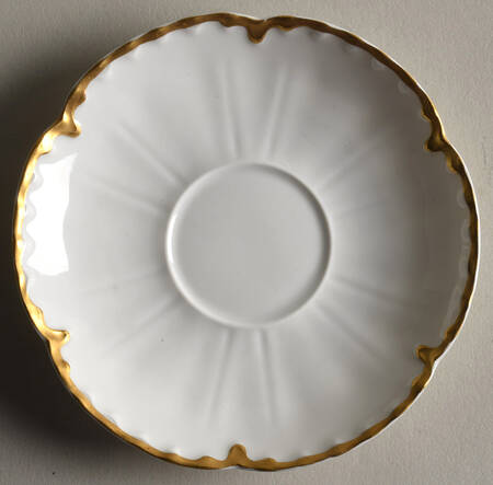 Ranson (Gold Trim) Saucer for Flat Demitasse Cup