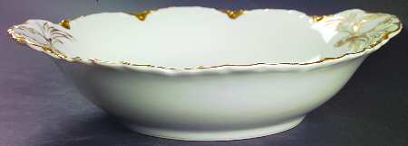 Ranson (Gold Trim) 10" Round Vegetable Bowl