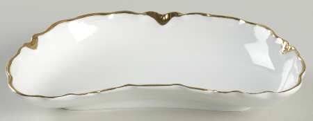 Ranson (Gold Trim) Bone Dish by Haviland